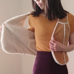 Shearling Sherpa Vest